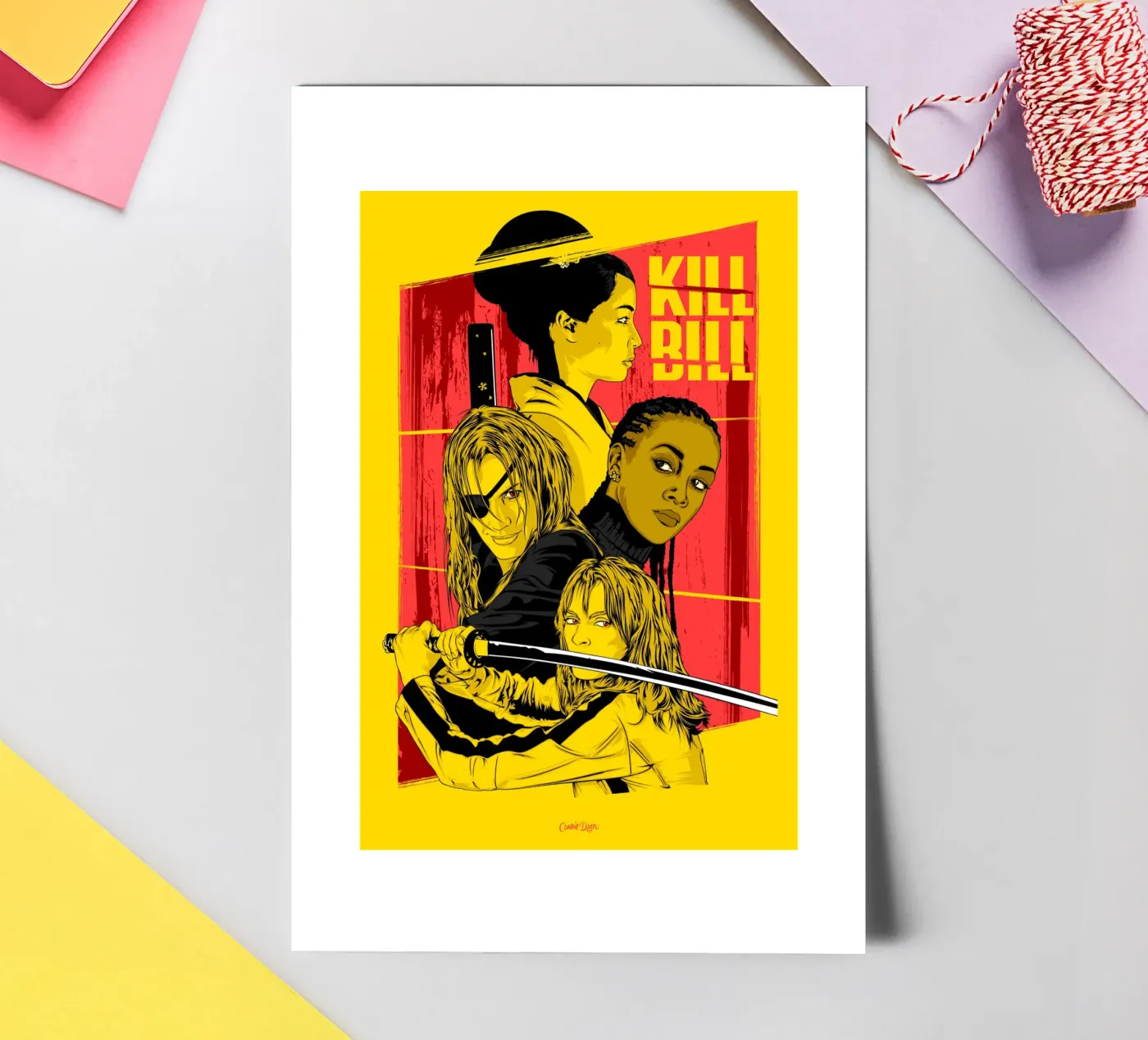KILL BILL sticker sheet by Cranio Dsgn
