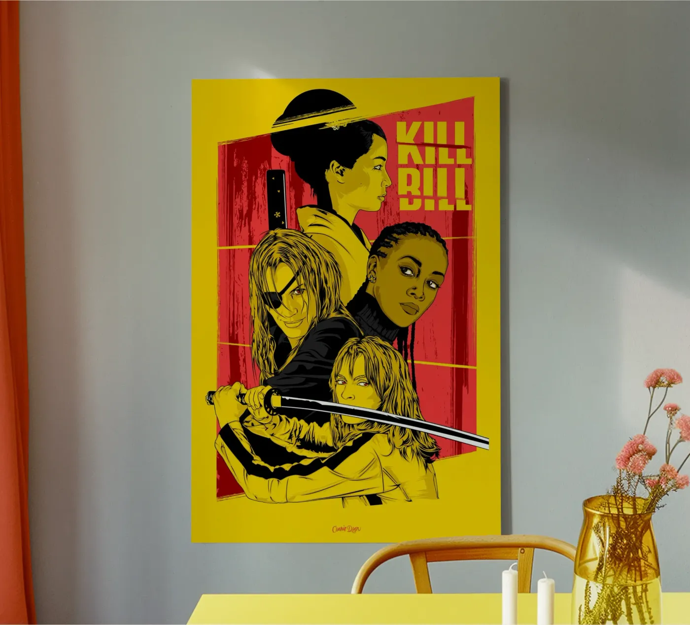 KILL BILL canvas by Cranio Dsgn