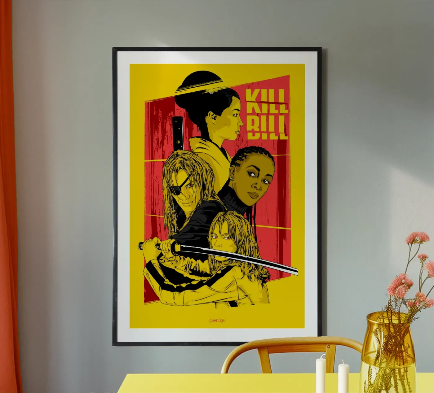 KILL BILL poster da Cranio Dsgn