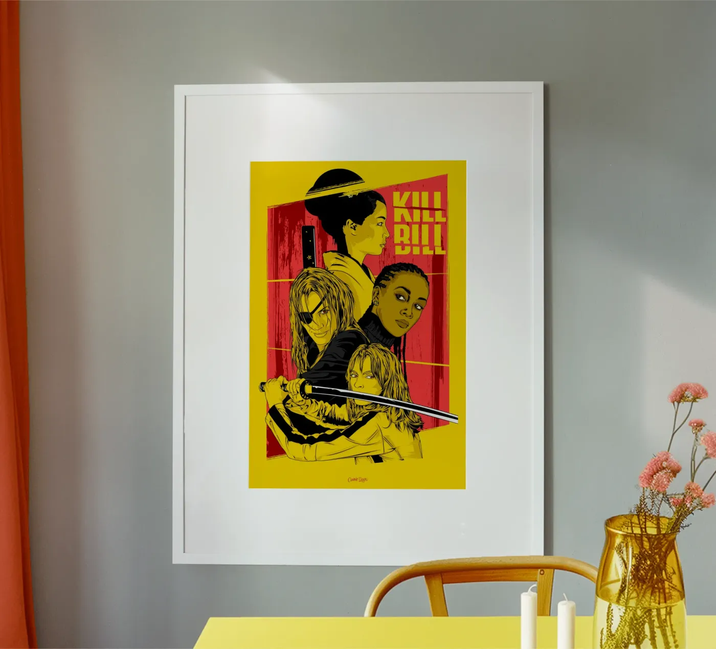 KILL BILL poster da Cranio Dsgn