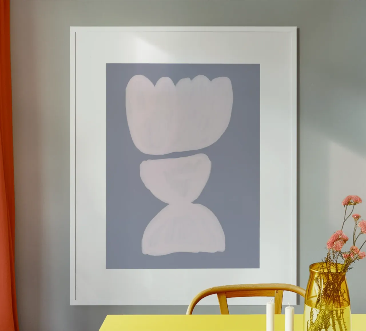 Vie Simple No 81 poster avec cadre en bois de treechild