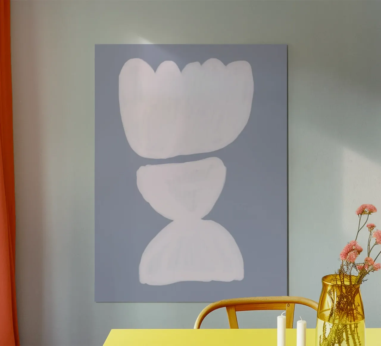 Vie Simple No 81 poster avec cadre en bois de treechild
