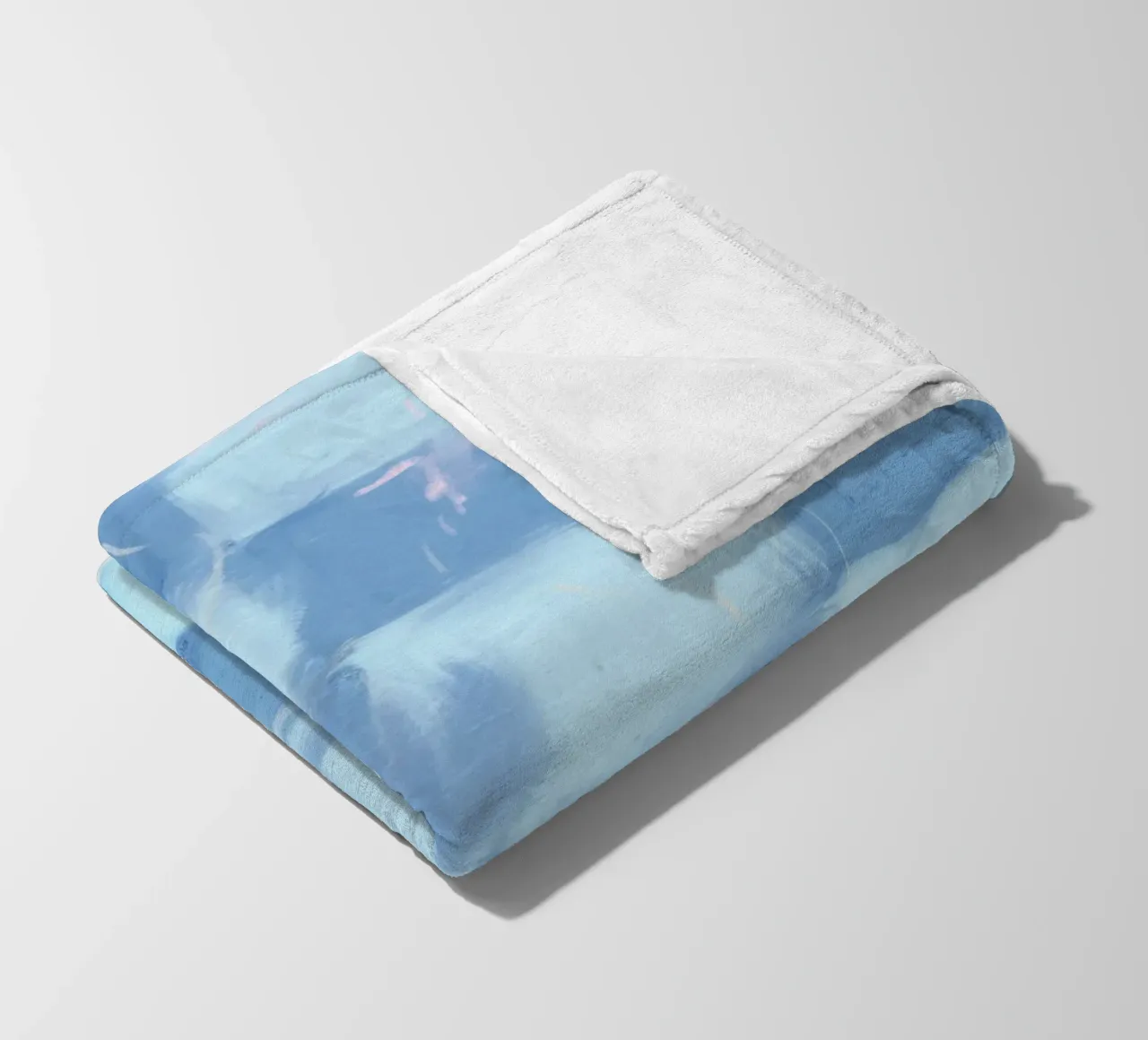 Blue Caro coperta in pile da treechild
