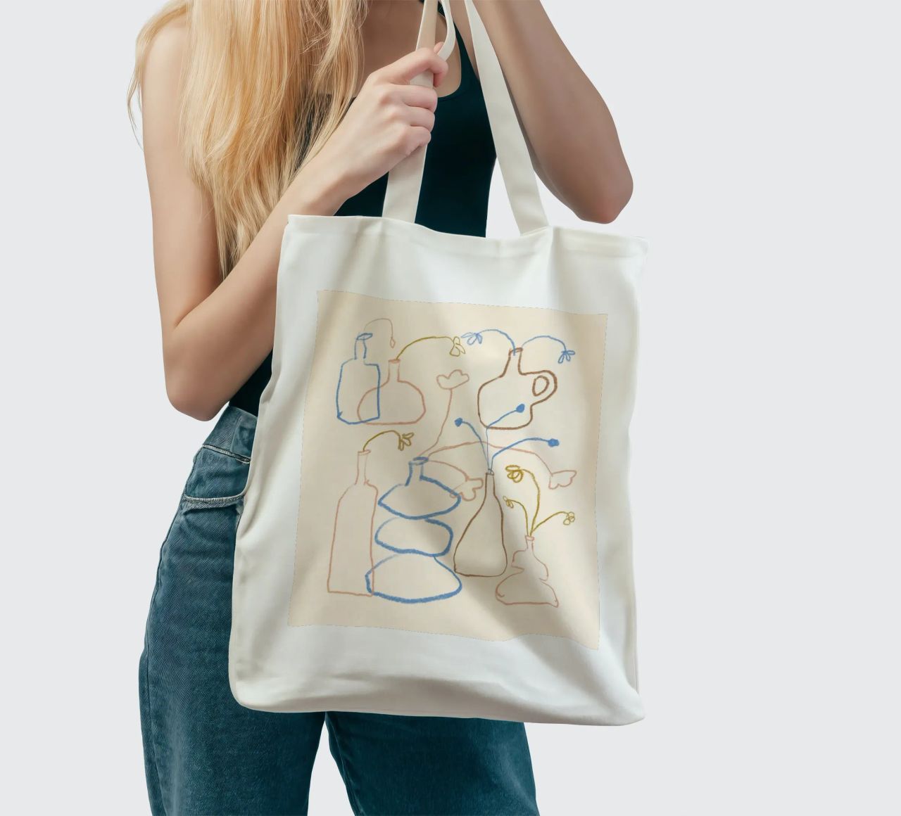 Vie Simple No 82 borsa in juta da treechild