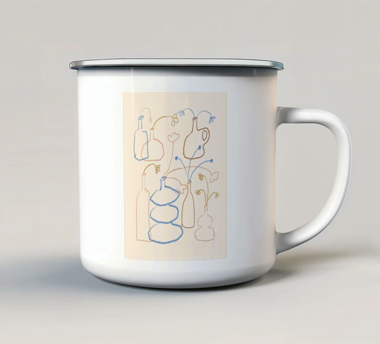 Vie Simple No 82 tazza in smalto da treechild