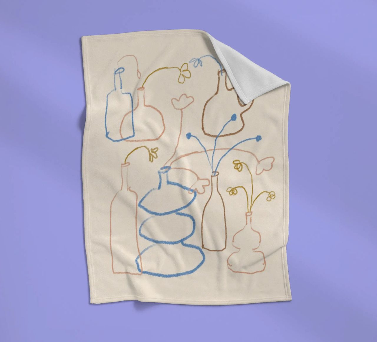 Vie Simple No 82 coperta in pile da treechild