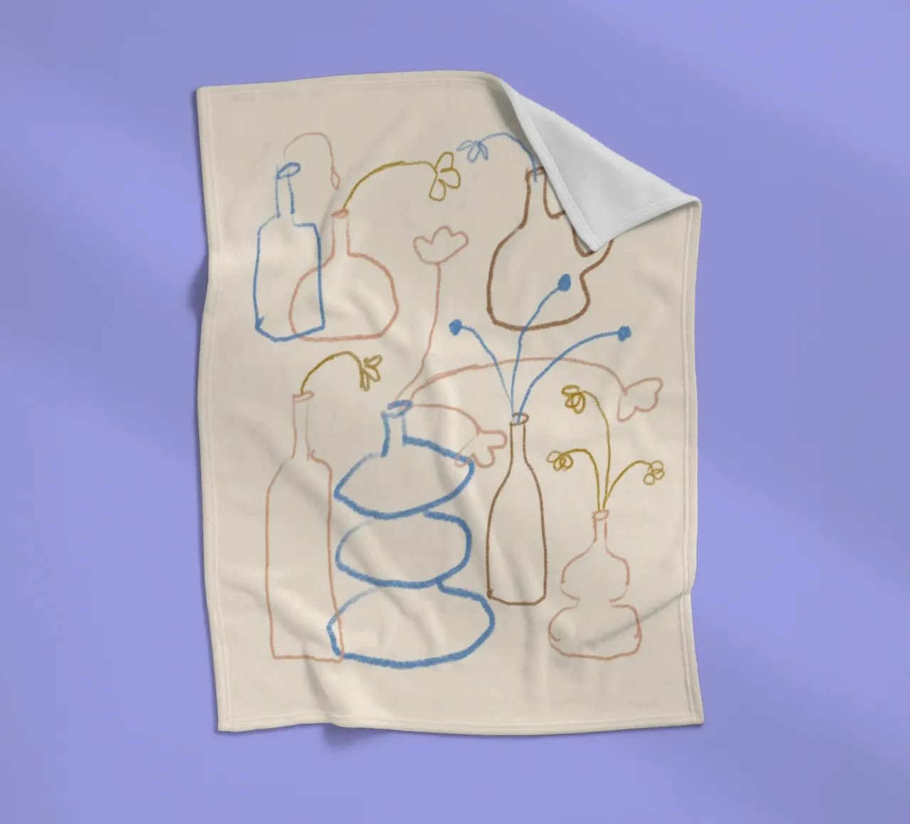 Vie Simple No 82 coperta in pile da treechild