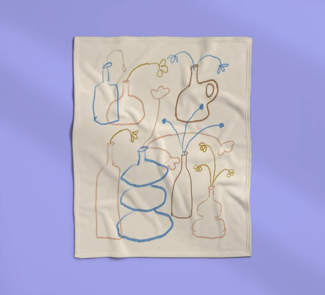 Vie Simple No 82 coperta in pile da treechild