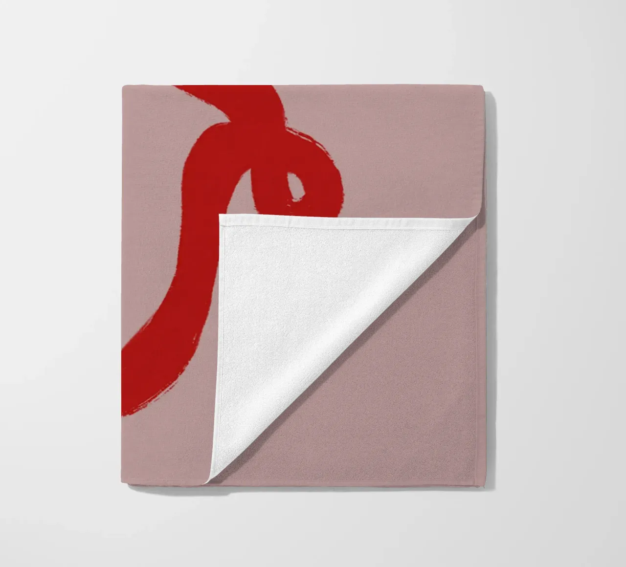 Pink Red Ribbon telo mare da ni-ja artboutique