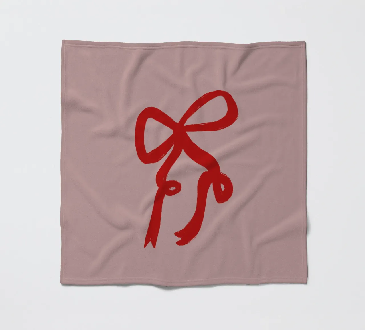 Pink Red Ribbon coperta in pile da ni-ja artboutique