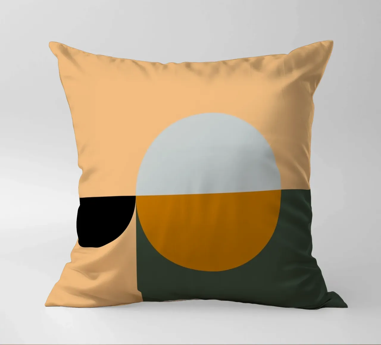 Mid Century Geometric Abstract 18 cuscino da KHouse Studio
