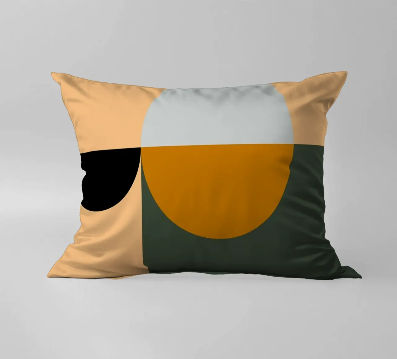 Mid Century Geometric Abstract 18 cuscino da KHouse Studio