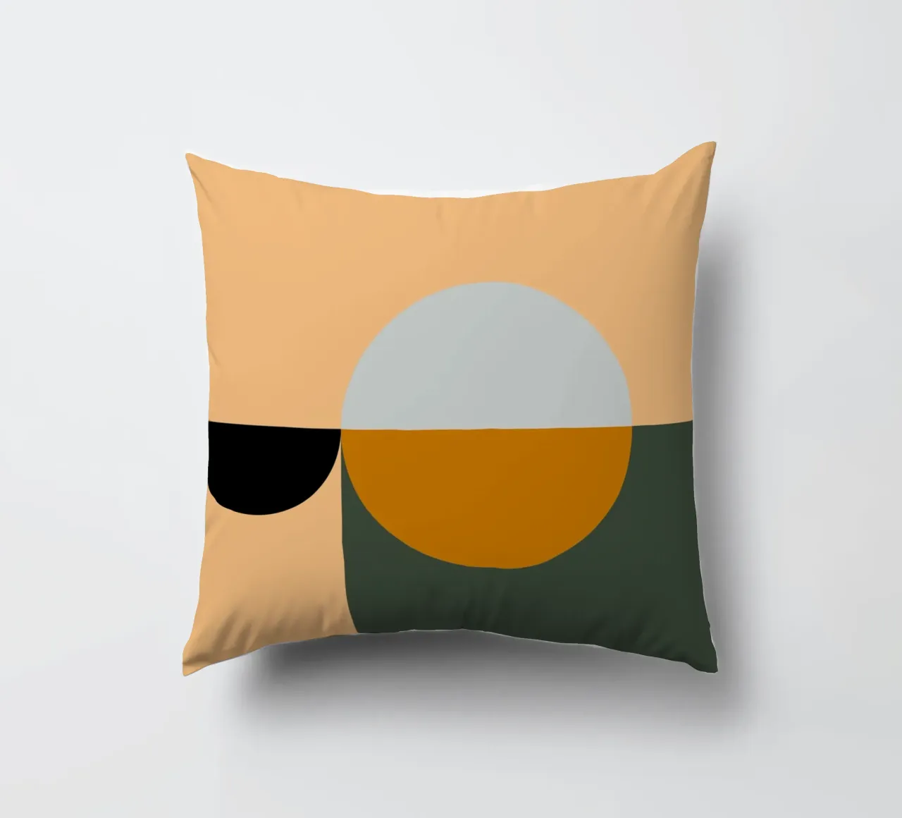 Mid Century Geometric Abstract 18 cuscino da KHouse Studio