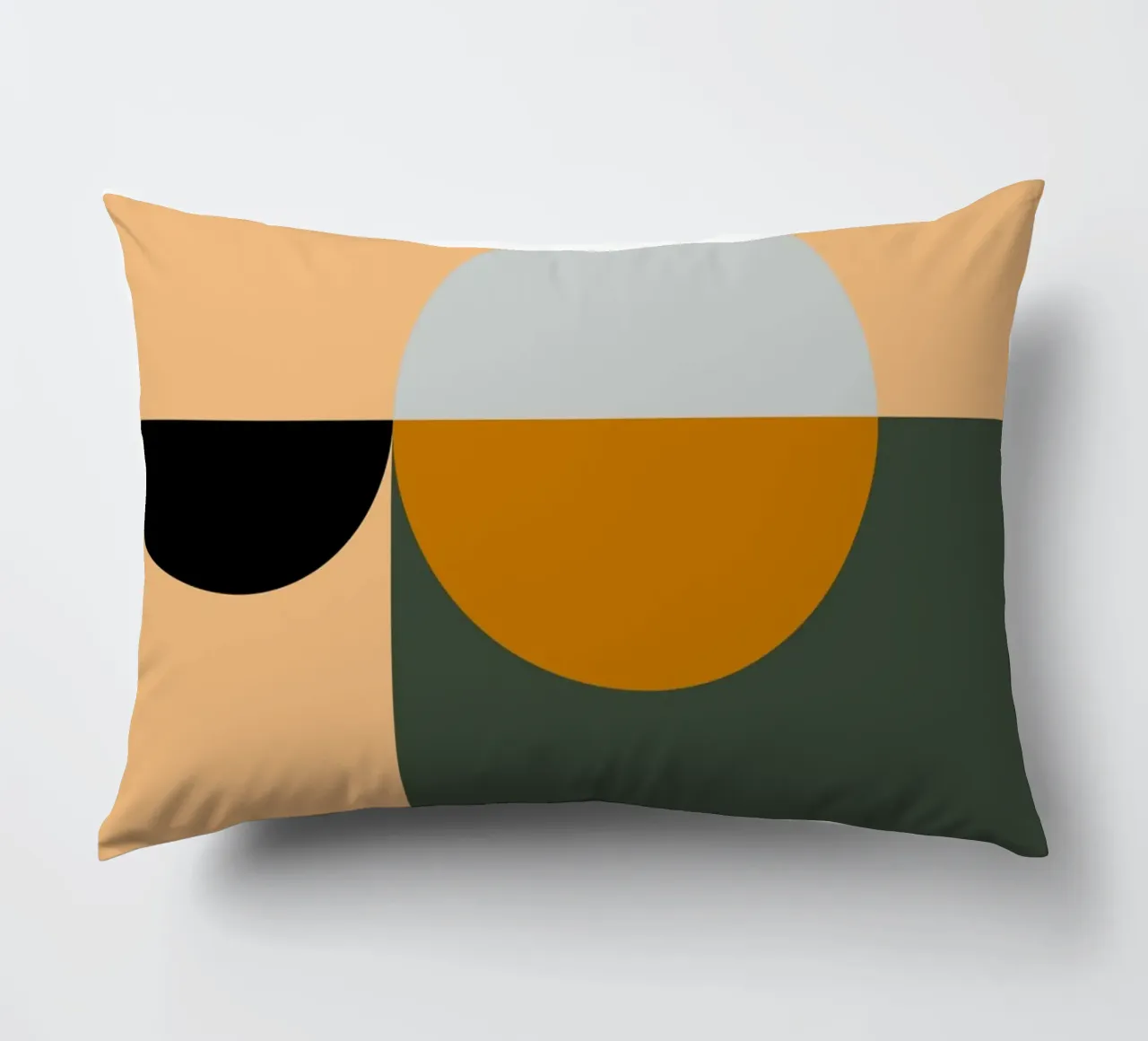 Mid Century Geometric Abstract 18 cuscino da KHouse Studio