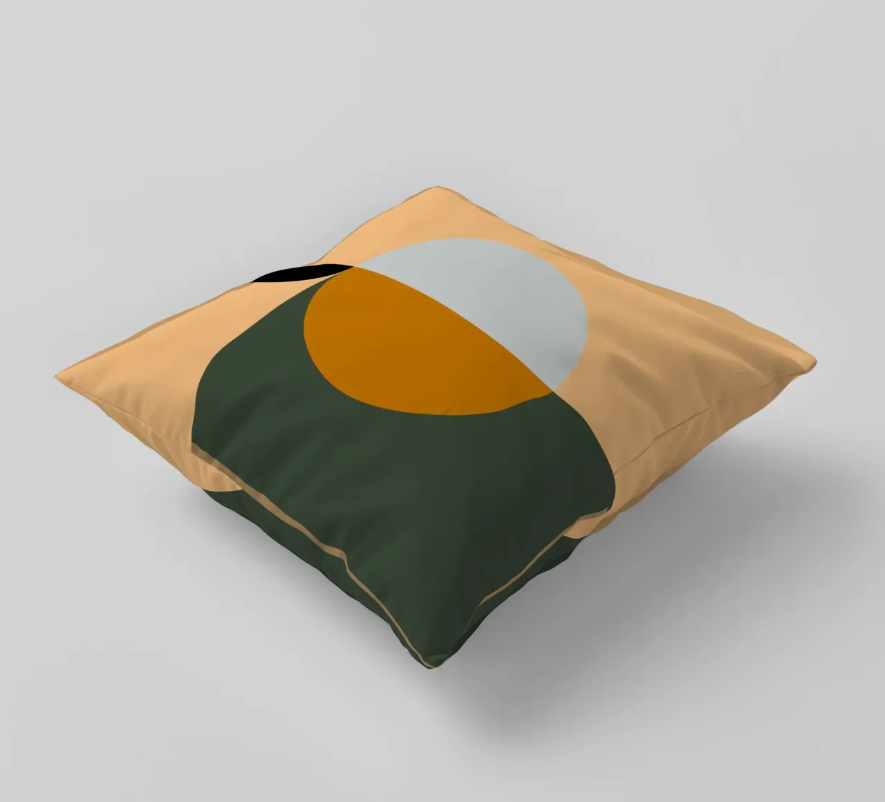 Mid Century Geometric Abstract 18 cuscino da KHouse Studio