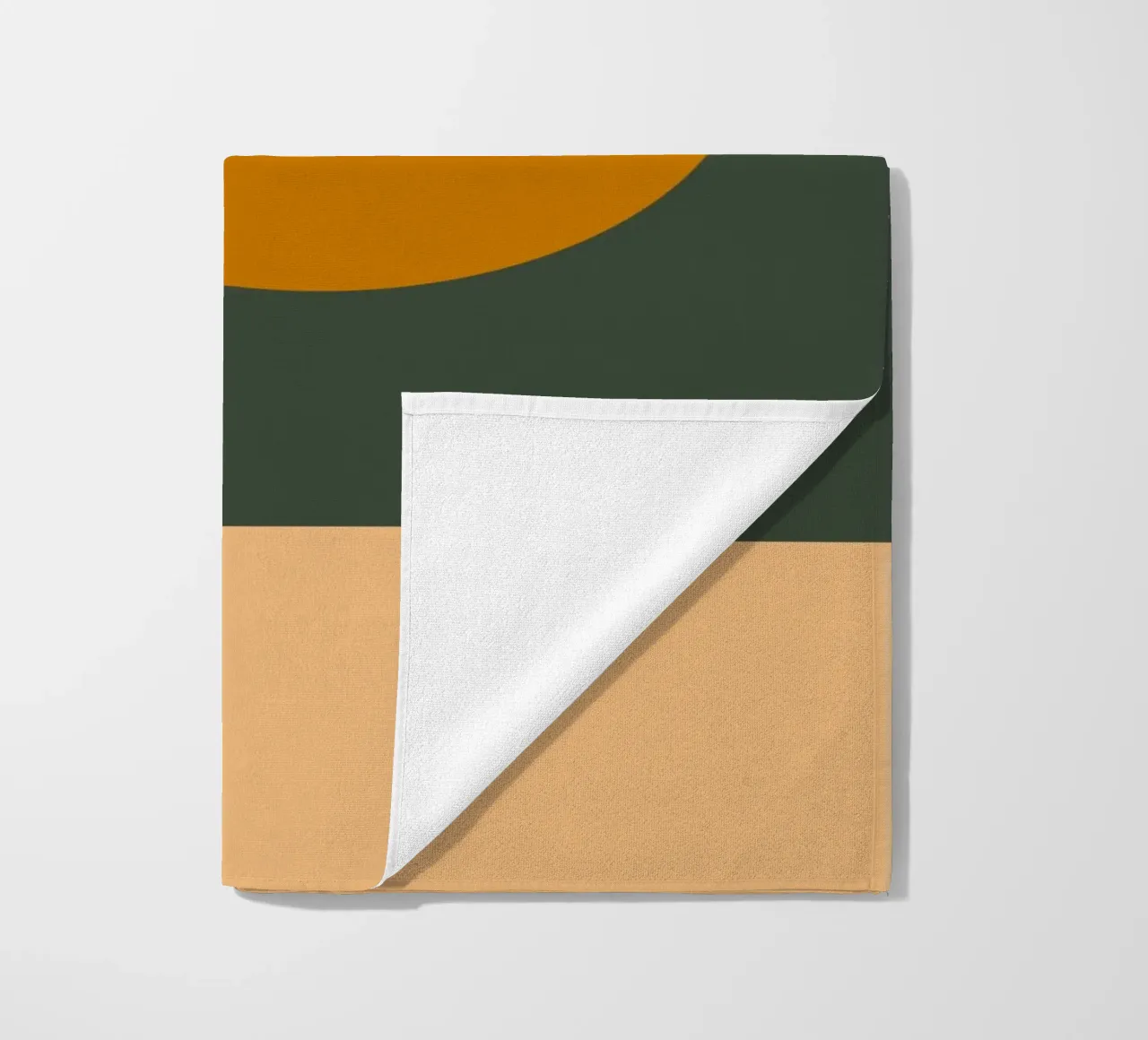 Mid Century Geometric Abstract 18 telo mare da KHouse Studio