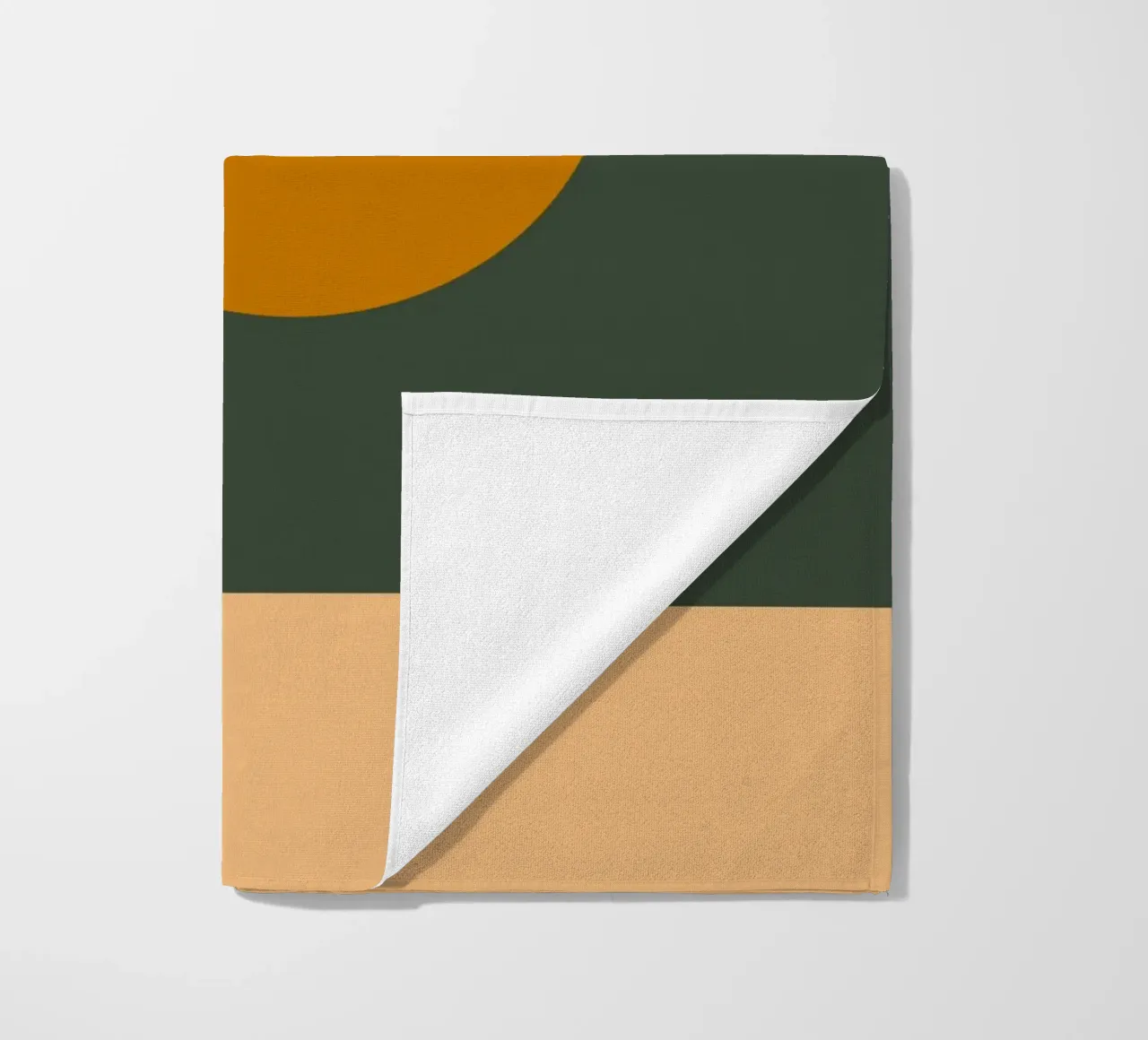 Mid Century Geometric Abstract 18 telo mare da KHouse Studio