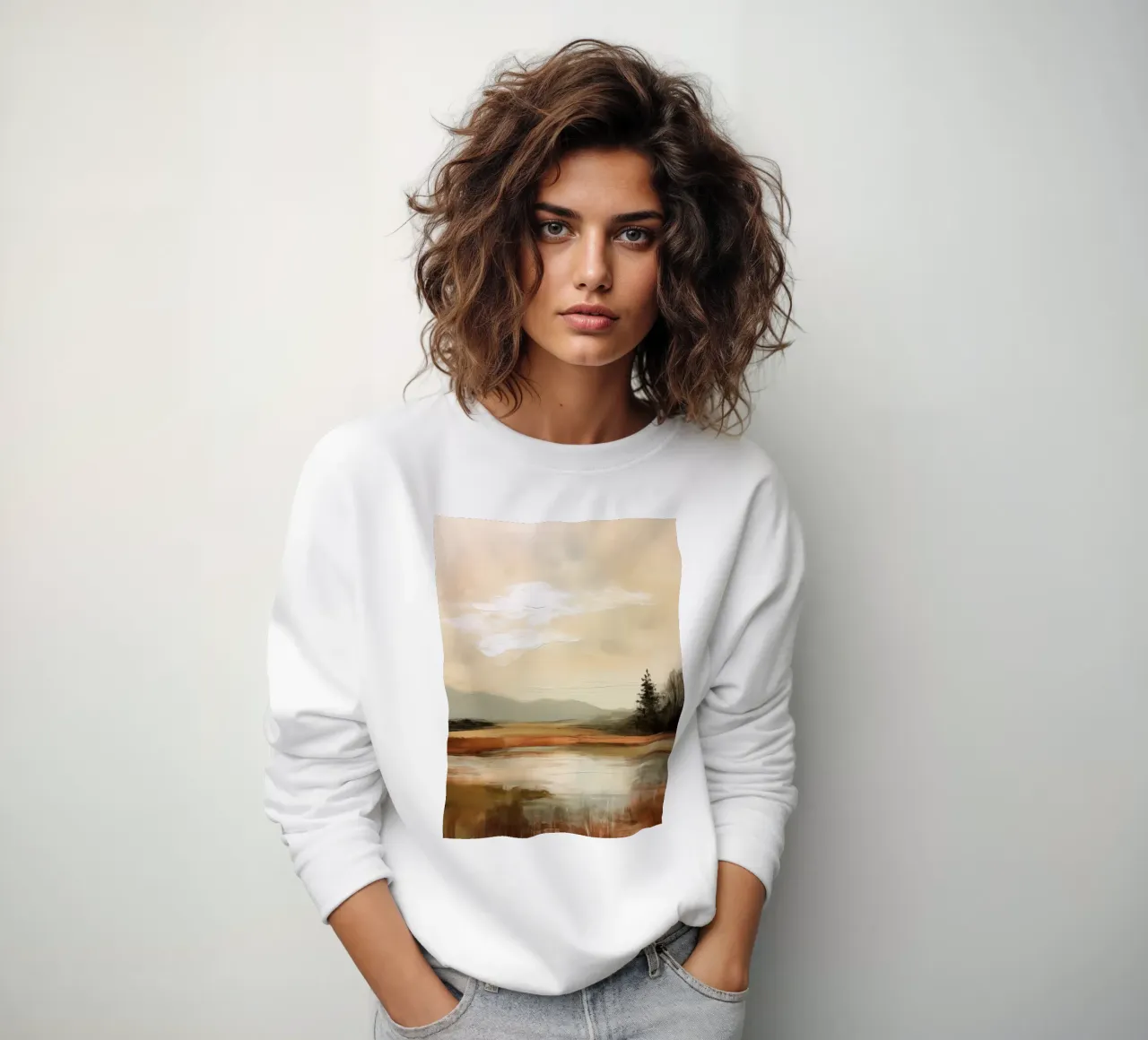 Golden Stillness felpa da treechild