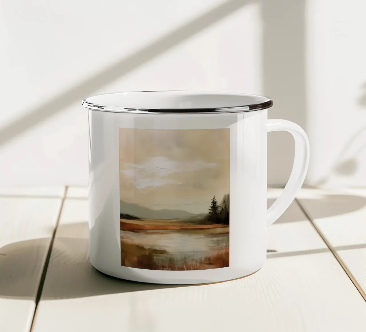 Golden Stillness tazza in smalto da treechild