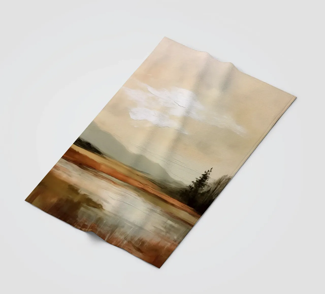 Golden Stillness coperta in pile da treechild