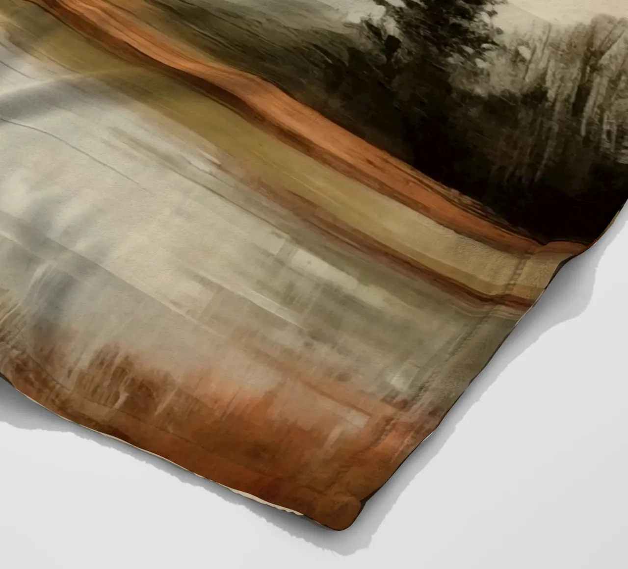 Golden Stillness coperta in pile da treechild
