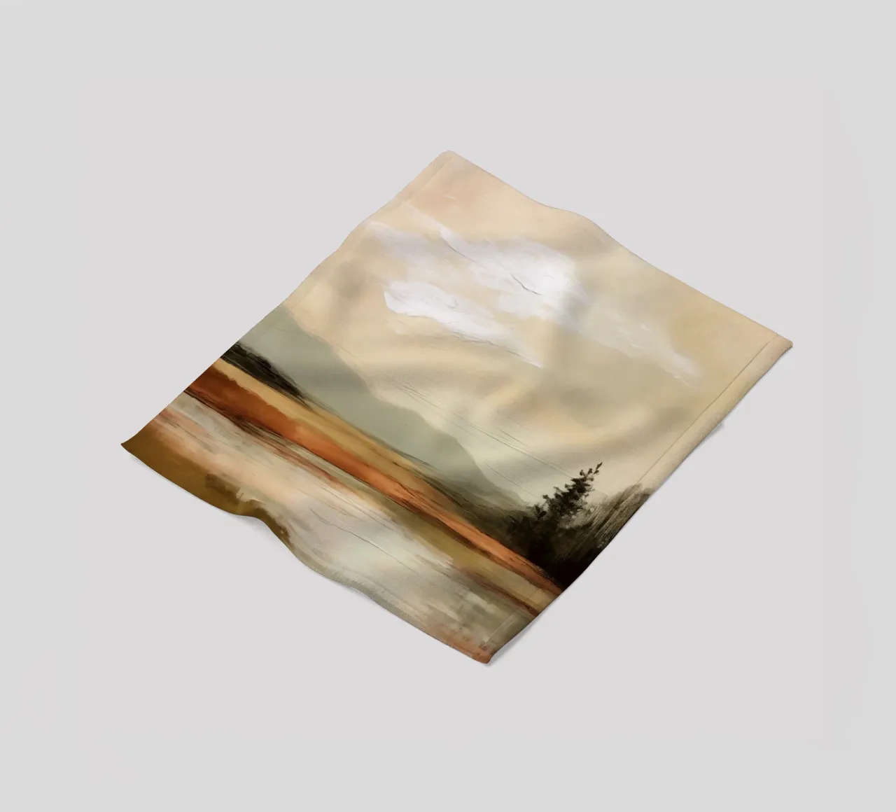 Golden Stillness coperta in pile da treechild