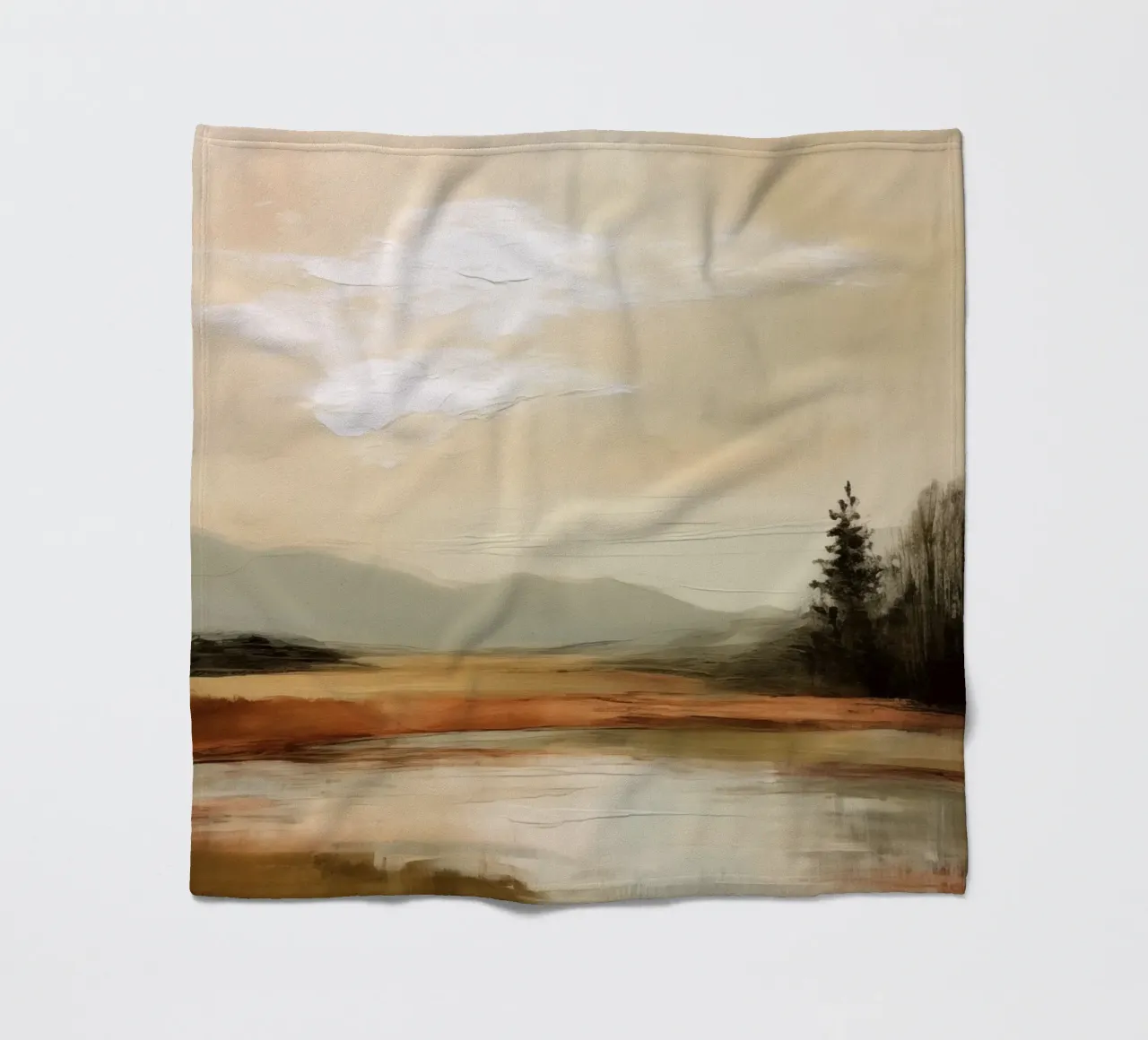 Golden Stillness coperta in pile da treechild