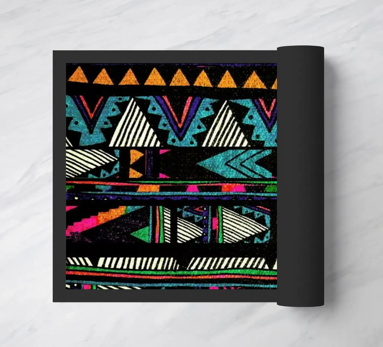 Huipil doormat by Kris Tate