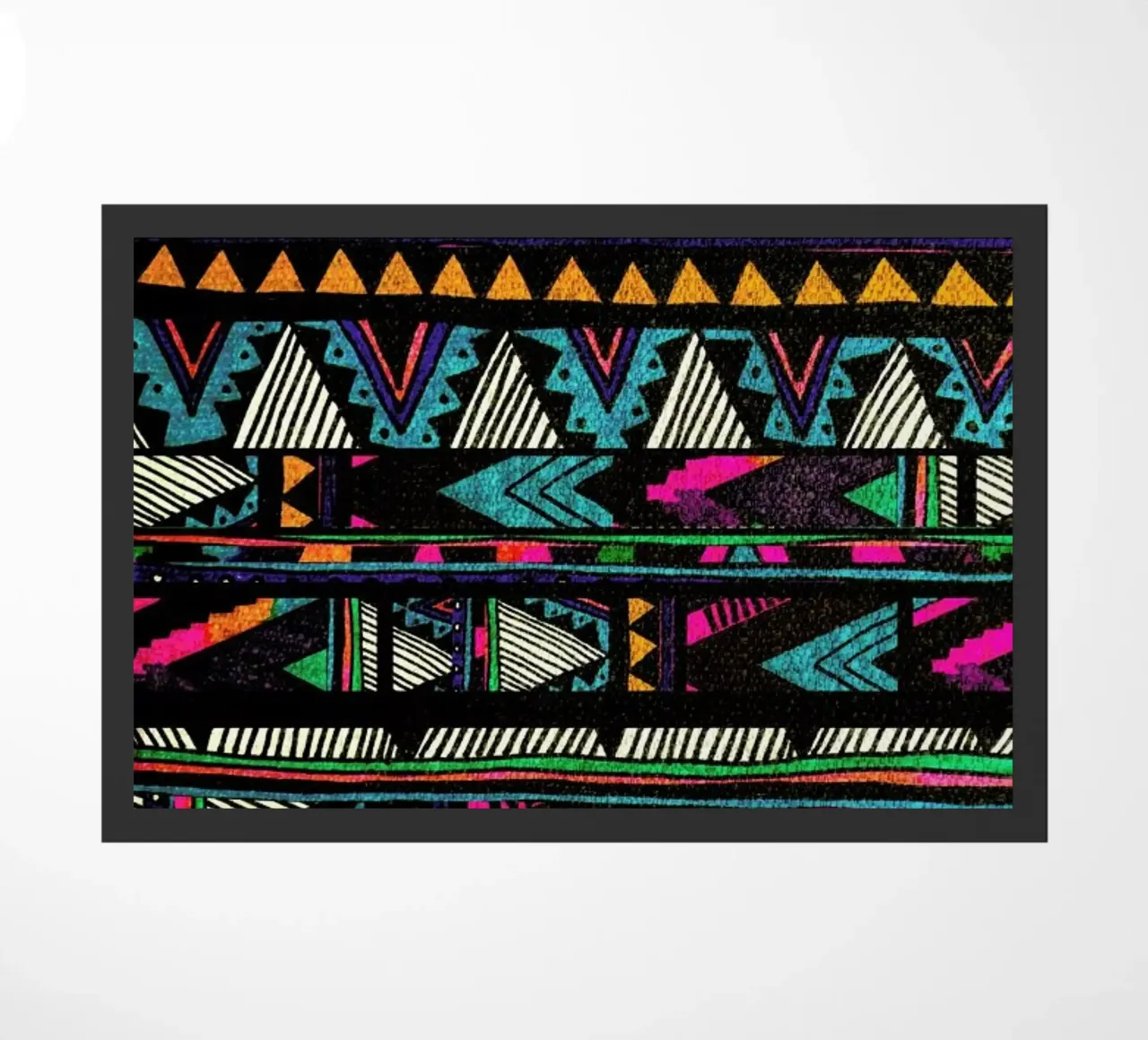 Huipil doormat by Kris Tate