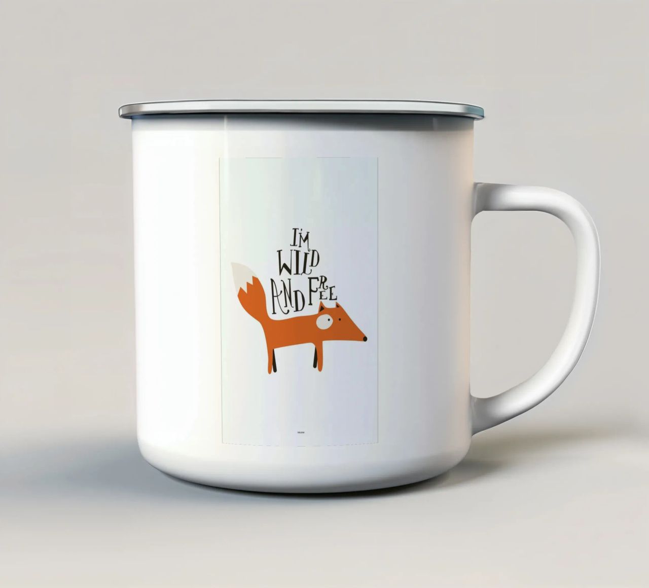 Wild And Free tazza in smalto da Iglou