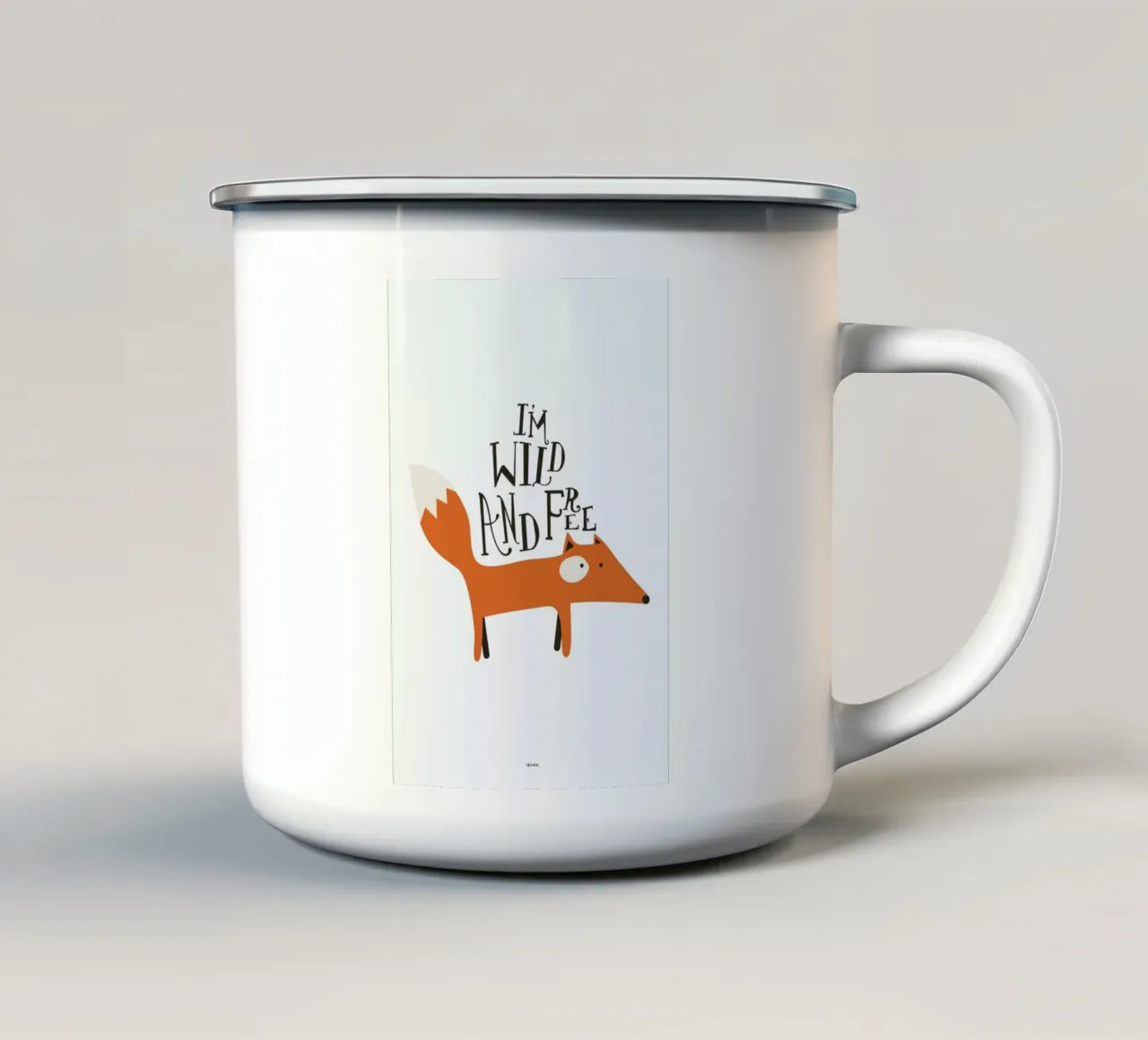 Wild And Free tazza in smalto da Iglou