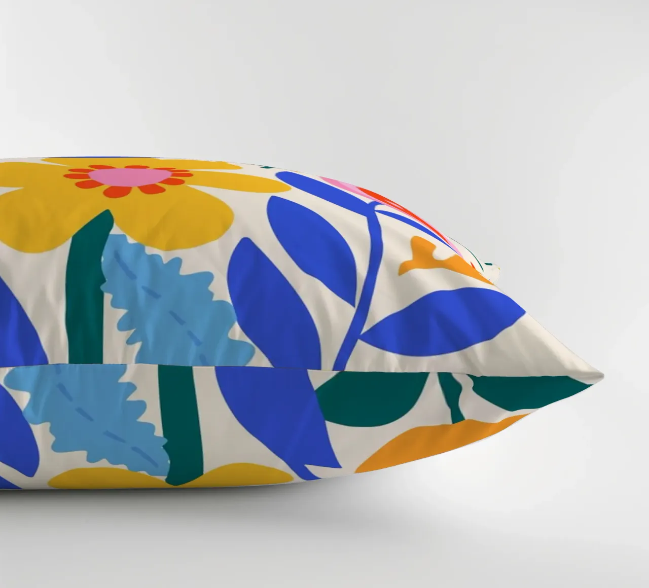 Vibrant floral splendour decorative cushion by Whole©