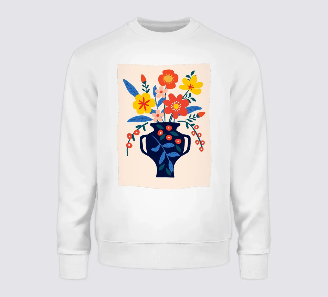 Vaso di fiori colorati felpa da Whole©