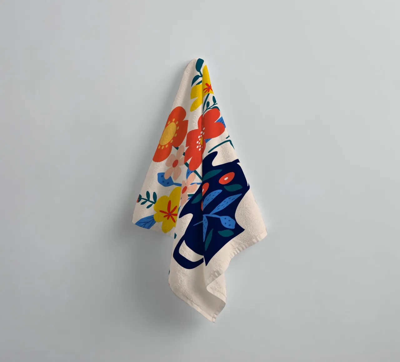 Vaso di fiori colorati asciugamano da bagno da Whole©