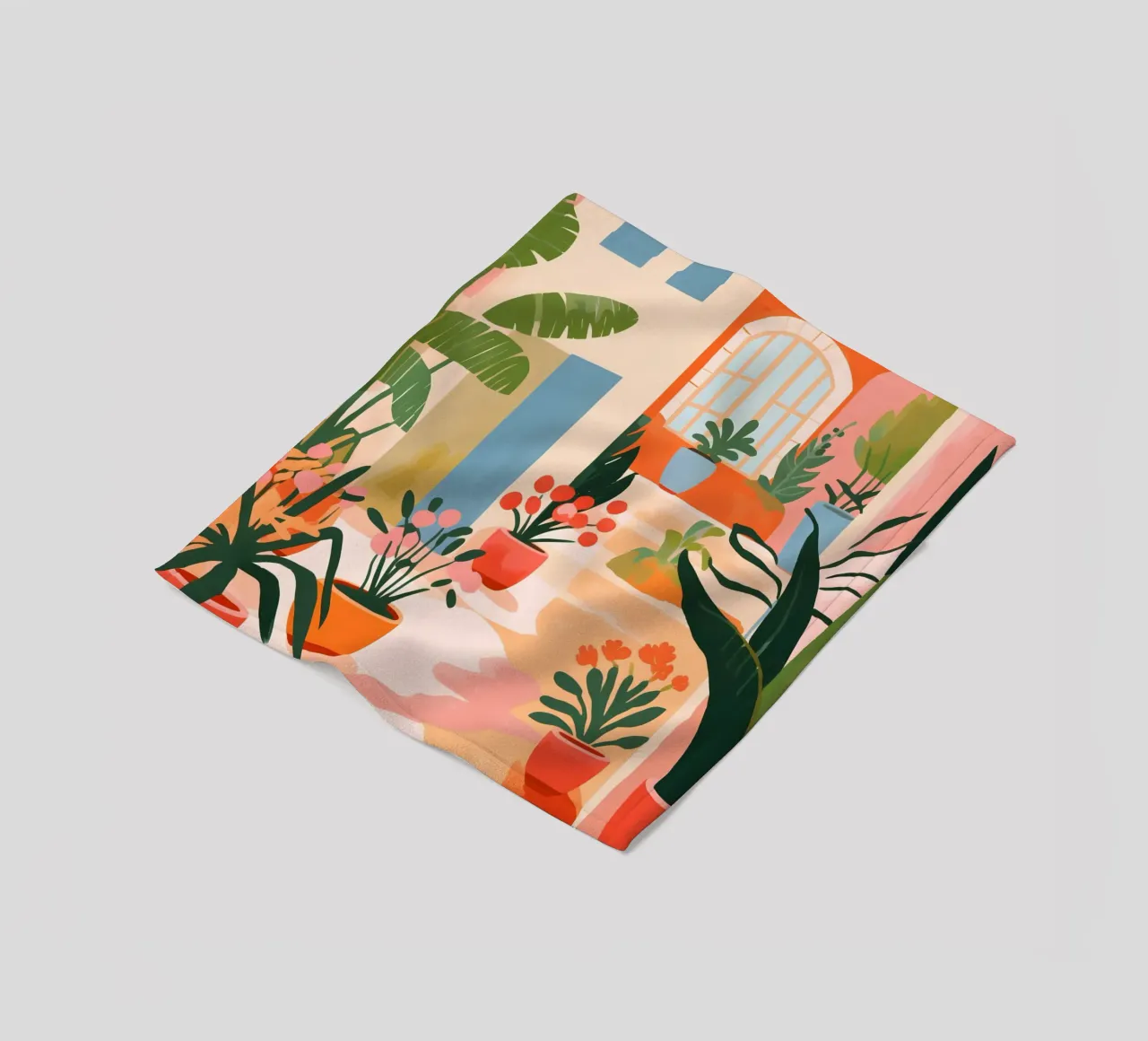 Cortile interno esotico coperta in pile da Whole©