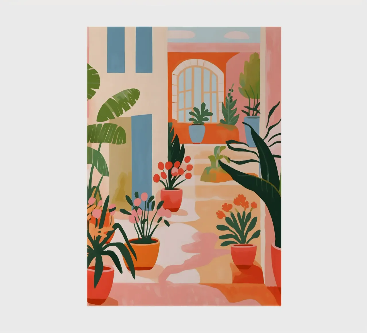Exotic inner courtyard notebook by Whole©