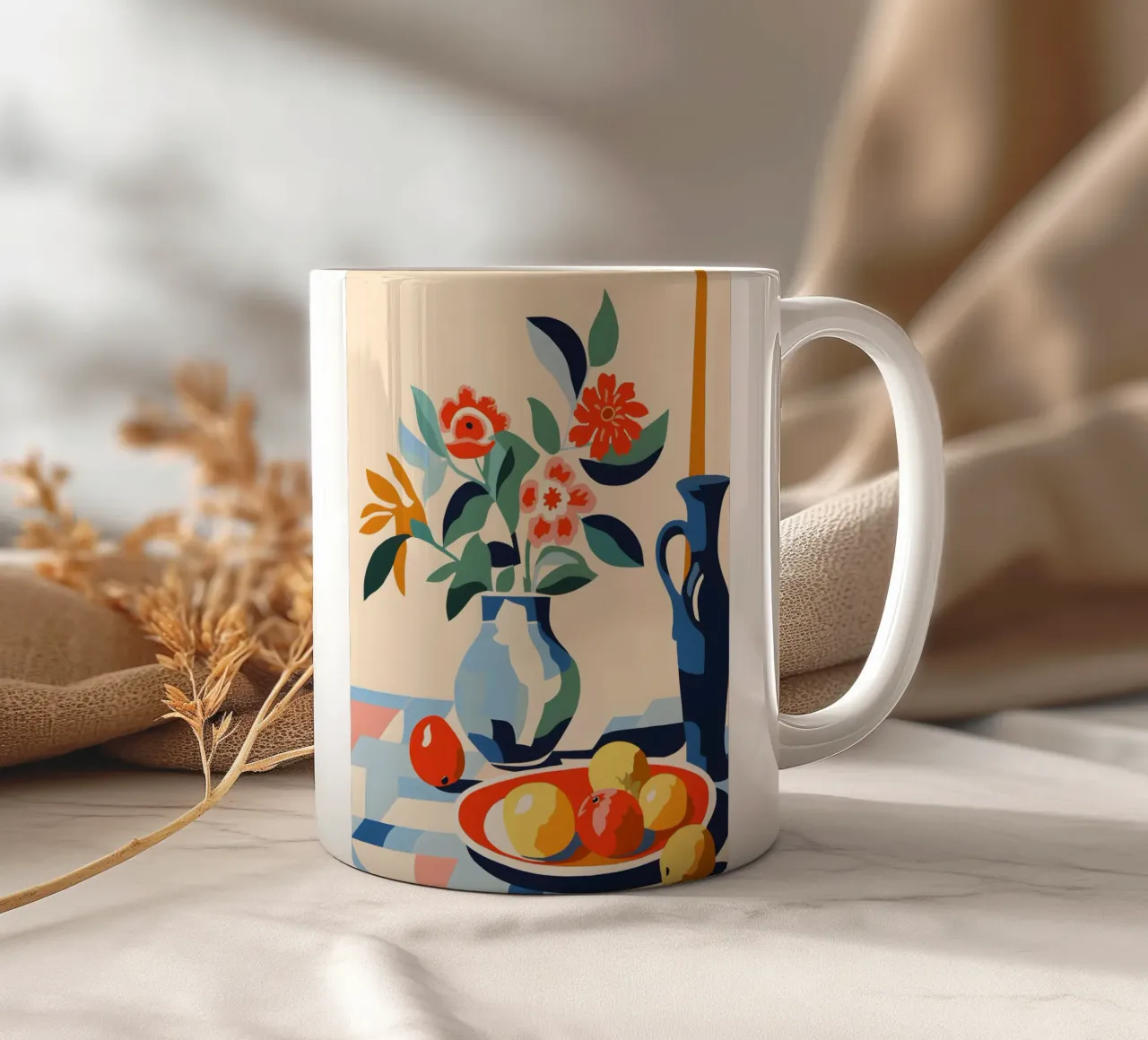 Vaso di fiori con frutta tazza in ceramica da Whole©