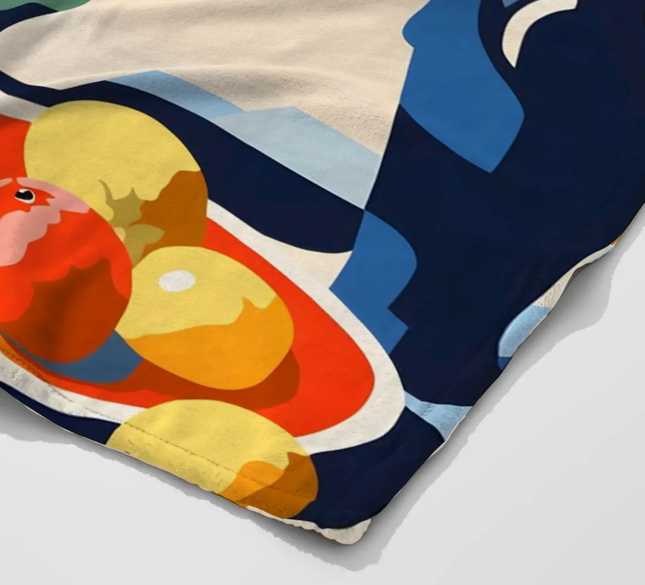 Vaso di fiori con frutta coperta in pile da Whole©