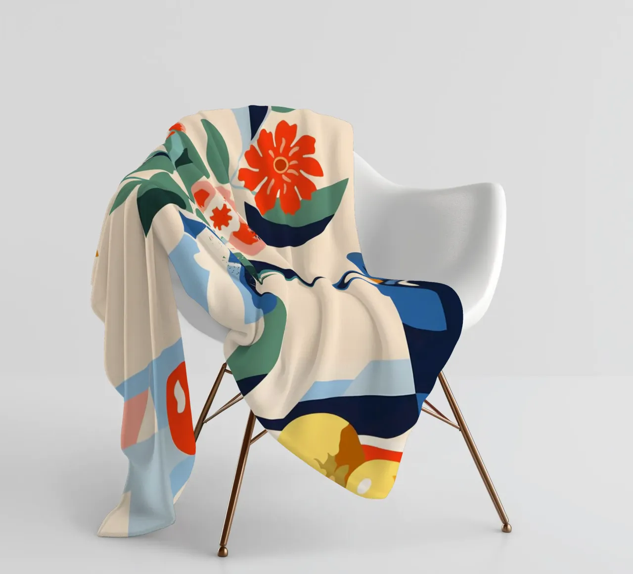Vaso di fiori con frutta coperta in pile da Whole©