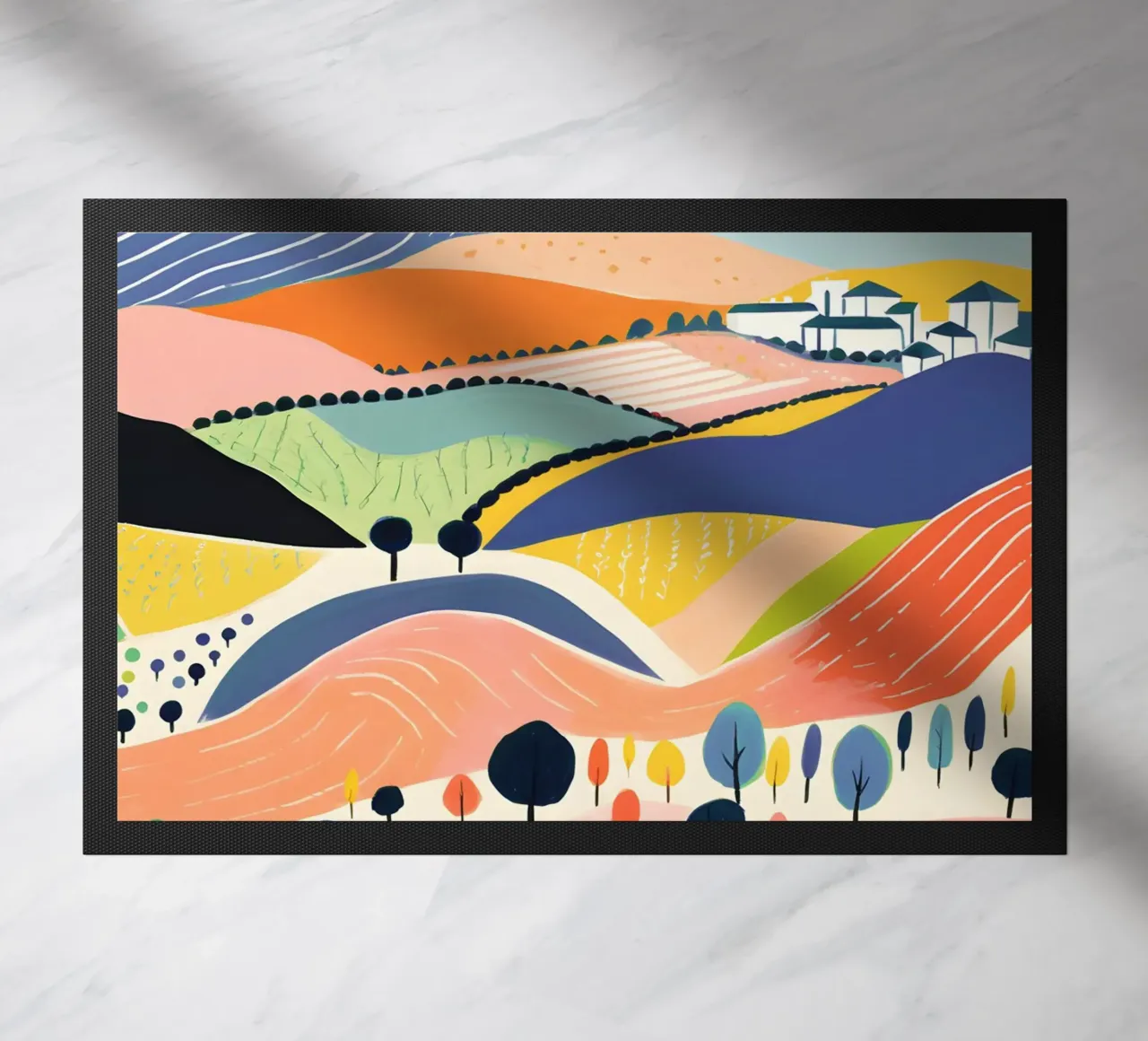 Paesaggio collinare colorato zerbino da Whole©