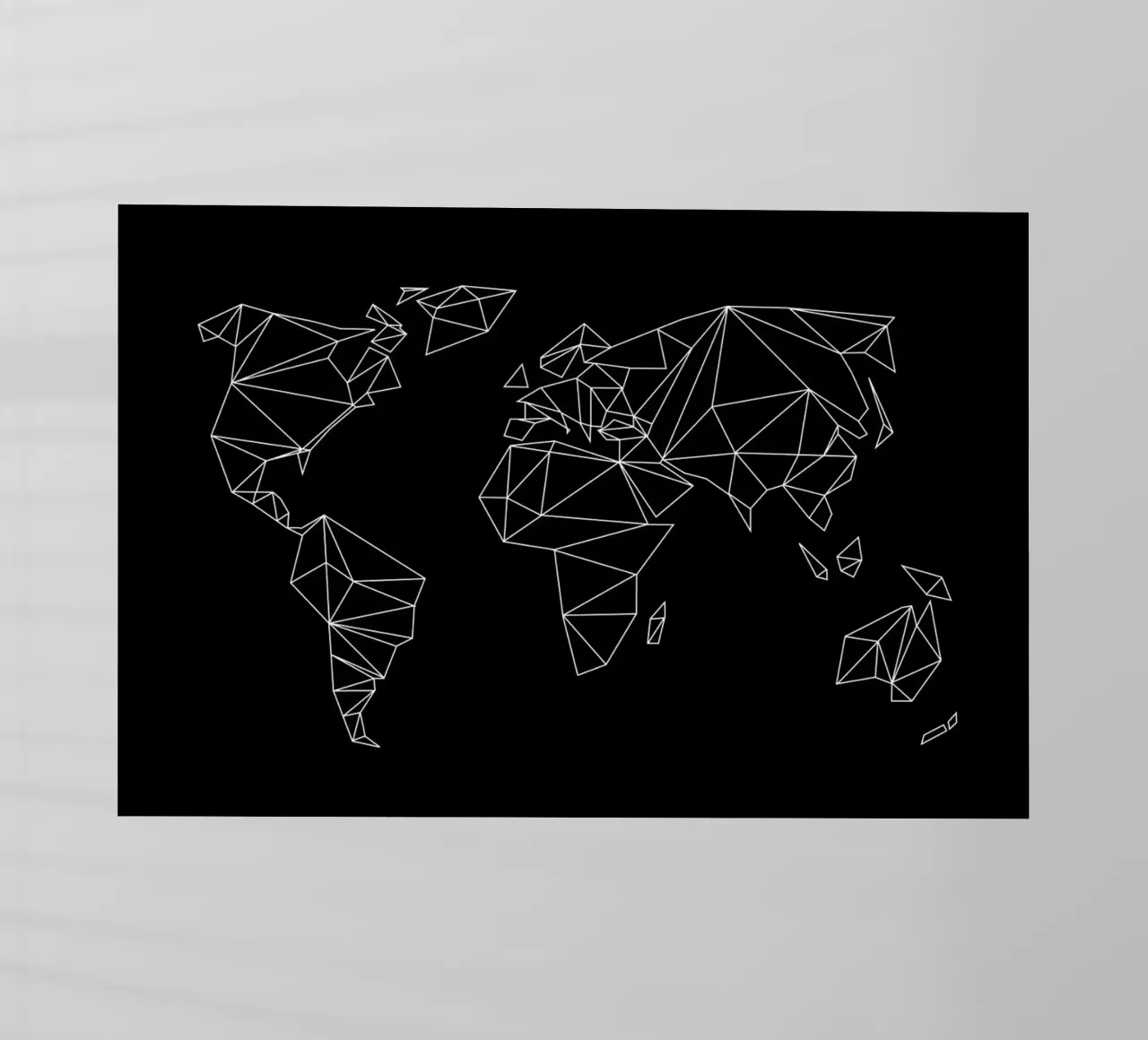 Geometrical World - black pellicola backlit da Studio Nahili