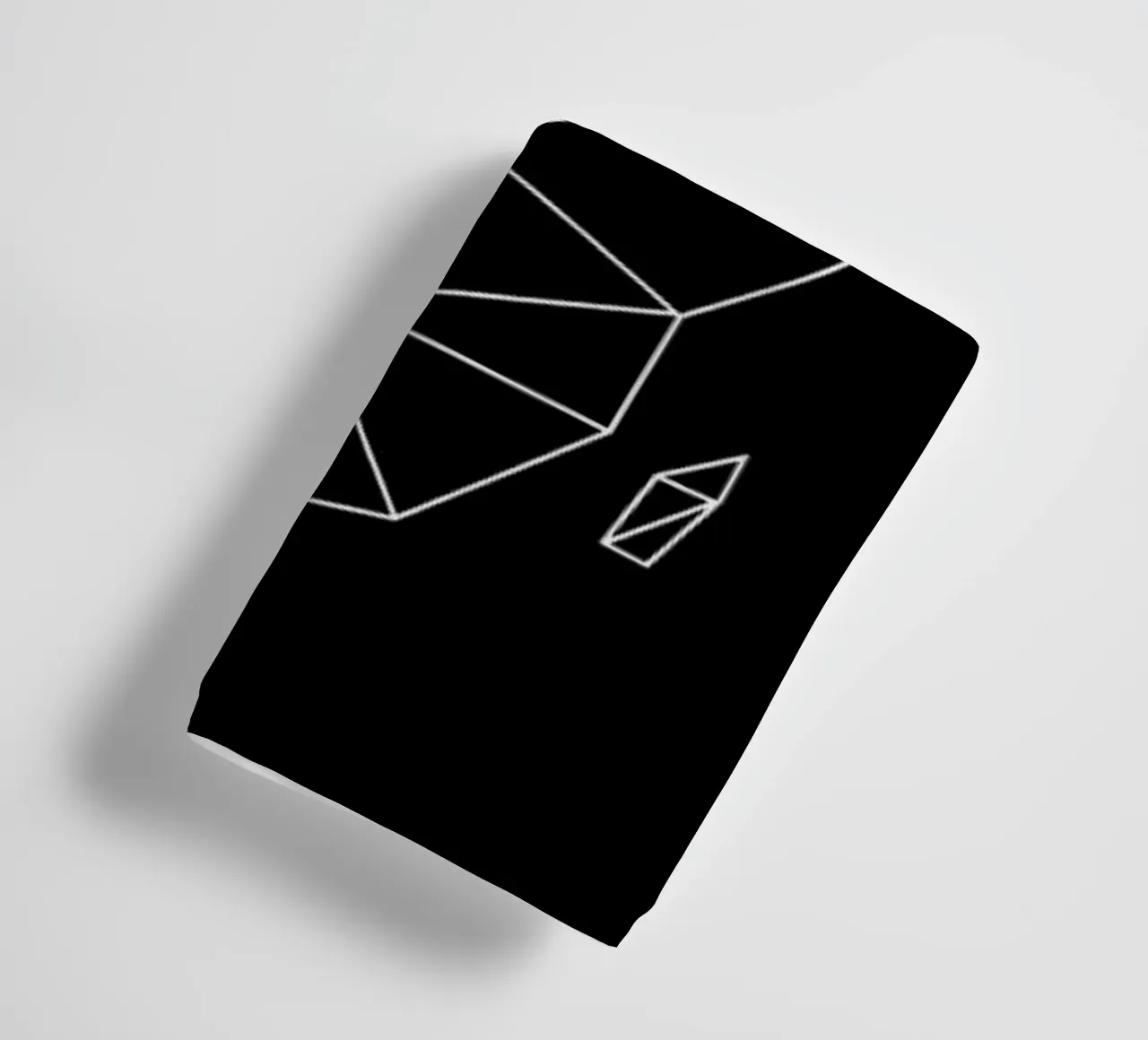 Geometrical World - black asciugamano da bagno da Studio Nahili