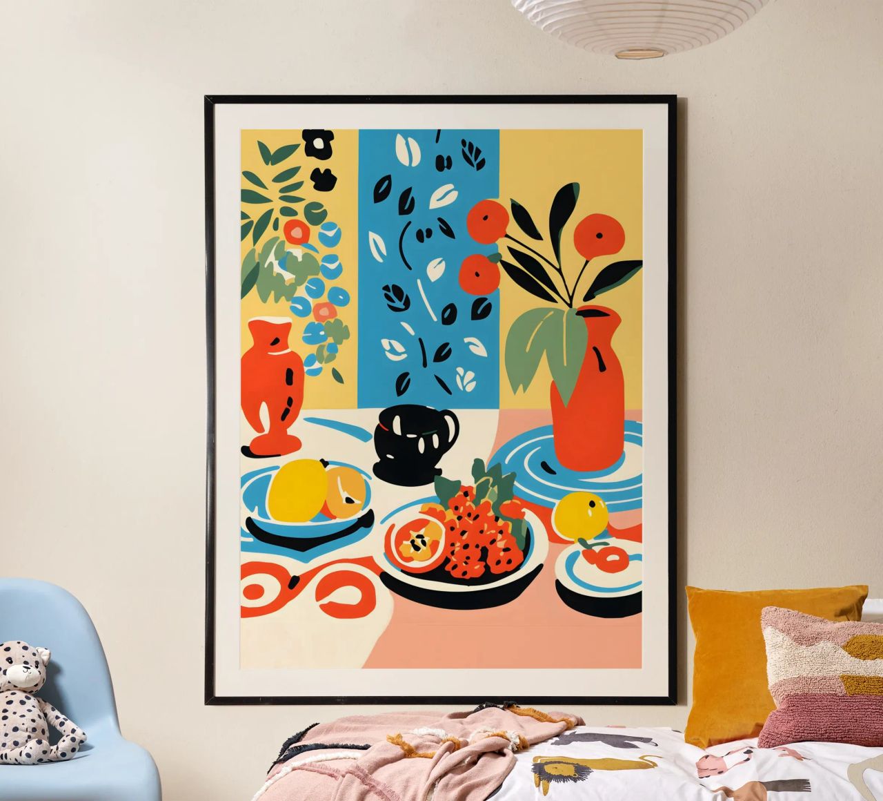 Nature morte au petit déjeuner Art poster de Whole©