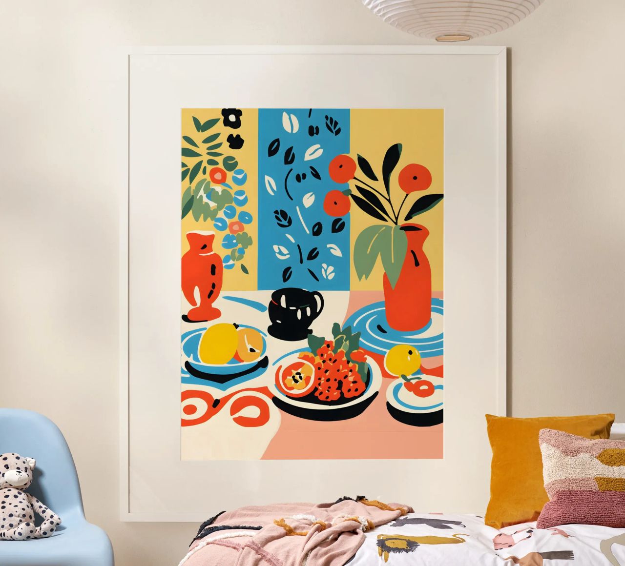 Nature morte au petit déjeuner Art poster de Whole©
