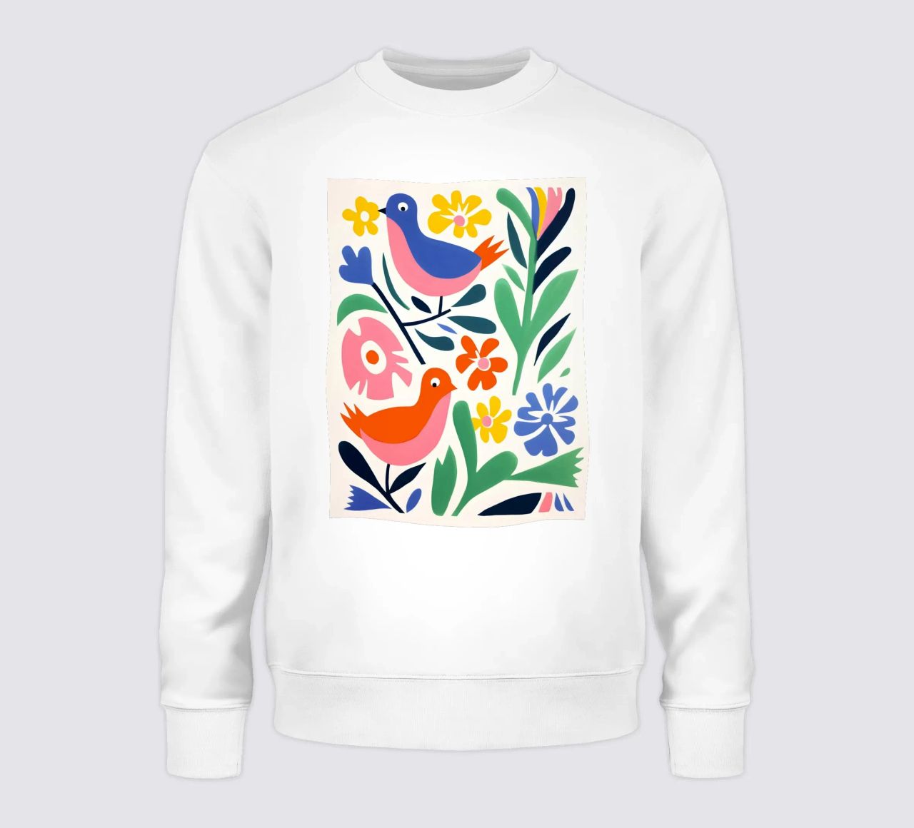 Design di uccelli e fiori felpa da Whole©