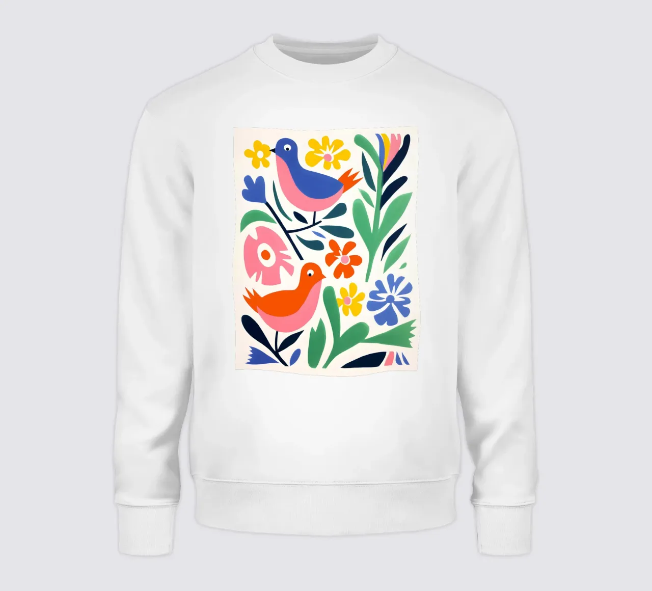 Design di uccelli e fiori felpa da Whole©