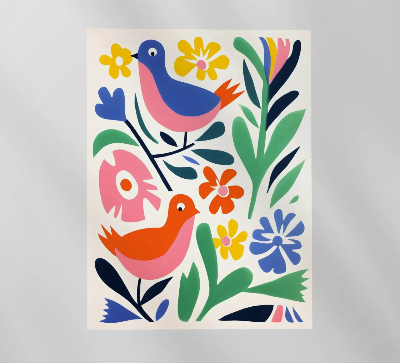 Design di uccelli e fiori pellicola backlit da Whole©