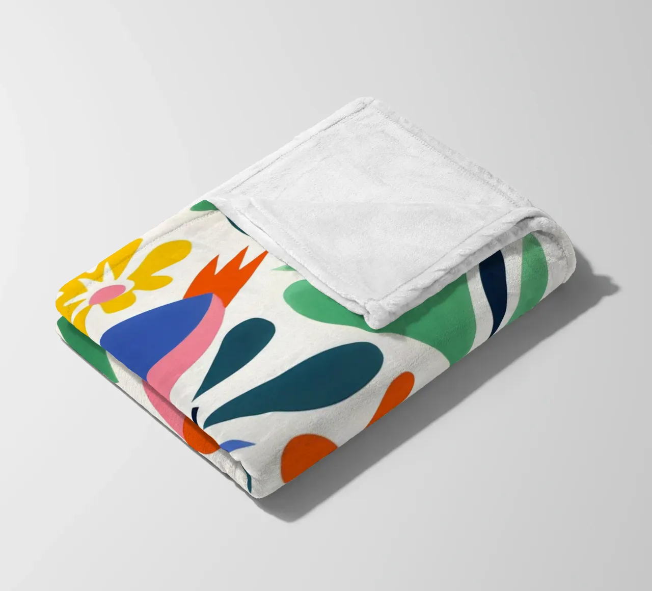 Design di uccelli e fiori coperta in pile da Whole©