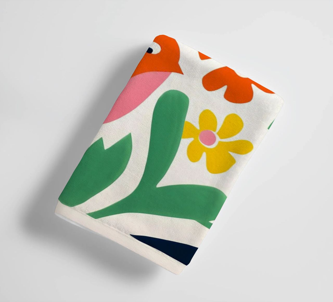 Design di uccelli e fiori asciugamano da bagno da Whole©