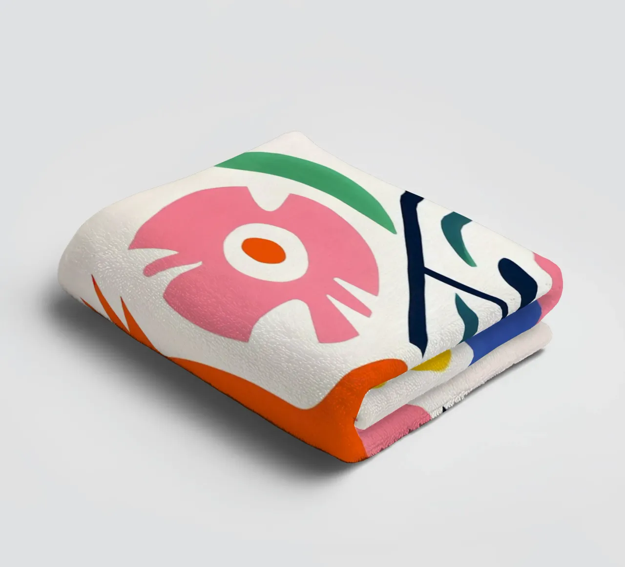 Diseño de pájaros y flores toalla de baño de Whole©